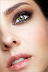 Naklejka premium Beauty portrait of young woman.