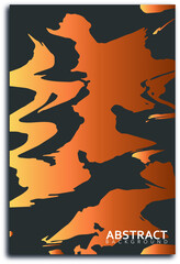 Decorative abstract scatter pattern. Vector. For poster, banner, background. EPS 10.