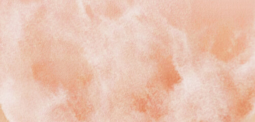 abstract orange watercolor paper background