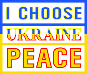 I choose ukraine peace svg t shirt