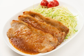 豚ロース肉の生姜焼き
