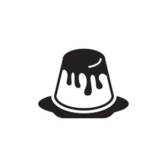 pudding icon design template vector