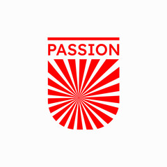 logo vector passion red power justice