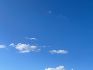 blue sky with clouds