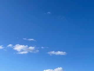 blue sky with clouds