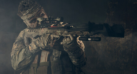 Fighter with a crossbow. Apocalypse