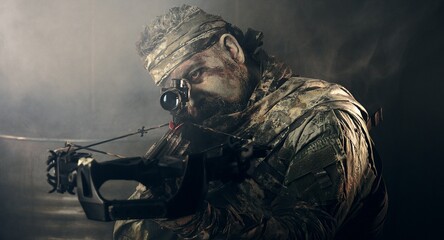 Fighter with a crossbow. Apocalypse