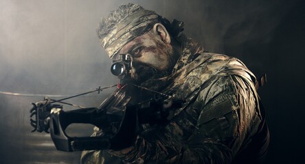 Fighter with a crossbow. Apocalypse