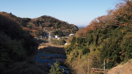Fototapeta na wymiar Nokogiri mountain