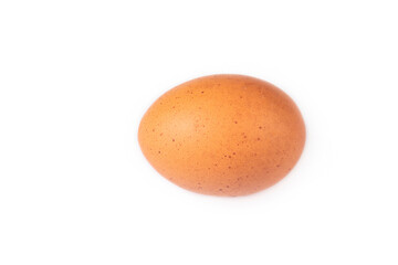 Chicken eggs isolated on white background