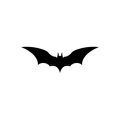fly wings Batman famous logo superhero icon vector