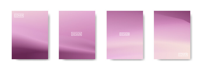 Fototapeta premium gradient collection of beautiful abstract colorful templates