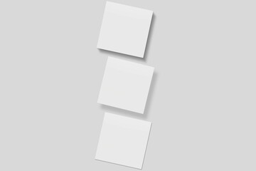 Fototapeta premium Blank Paper for Mockup. 3D Render.