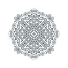 beautiful line art mandala vector