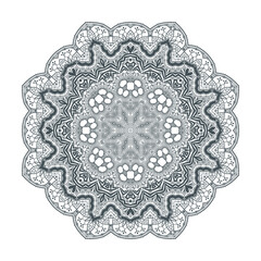 beautiful line art mandala vector for design