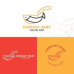 bundle Fish logo vector template, suitable for fishing, restaurant seafood, market shop, business store, aquatic mascot, and environment icon, fish logo design inspiration