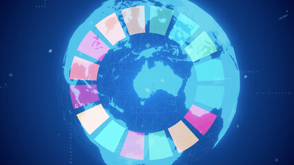 Sustainable society concept. Environmental technology. Sustainable development goals. SDGs.