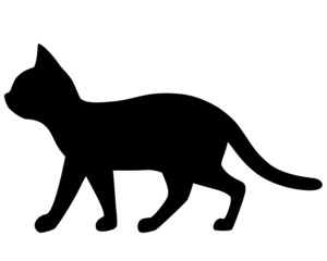 ネコのシルエットイラスト10