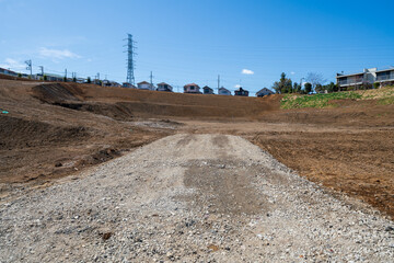 Earthworks image - Large scale real estate development at vacant land.