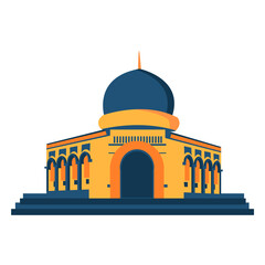 Mosque, building, Ramadan Kareem design