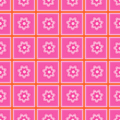 Seamless pattern abstract flowers, file EPS.8 illustration.