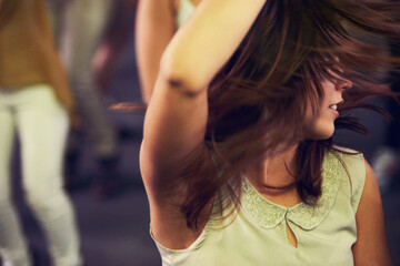 Obraz premium Festival festivities. Rocking out to an awesome show at a musical festival.