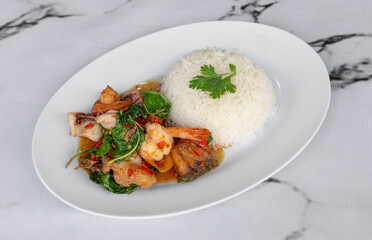 Mixed Thai Food Selections 