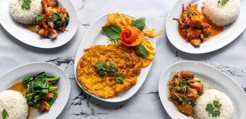 Mixed Thai Food Selections 