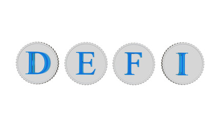 DeFi - financial concept
