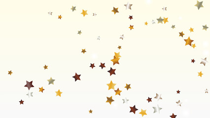 Realistic Background with Confetti of Glitter Star Particles. Sparkle Lights Texture. Celebration pattern. Light Spots. Star Dust. Christmass Design. Explosion of Confetti. Design for Advertisement.