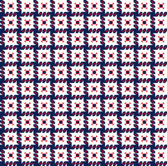 Fototapeta premium Houndstooth seamless pattern. Classic fashion. Different crowbars print.