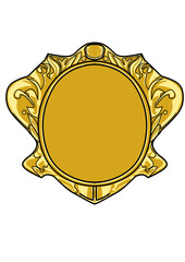 golden seal with ribbon