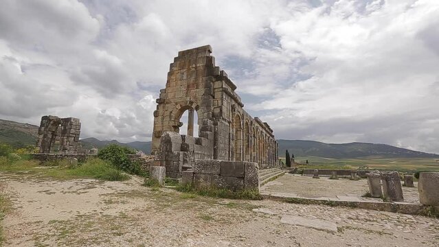 Volubilis, an ancient roman city in Morocco