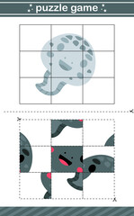 puzzle game of animal,jigsaw game for kids