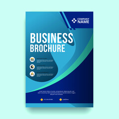 Abstract corporate business brochure template