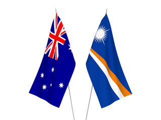 Australia and Republic of the Marshall Islands flags