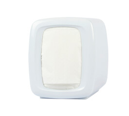 table napkin holder on white background
