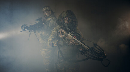 Fighters with crossbows. Apocalypse