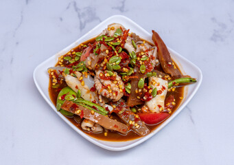 Spicy Thai Food Salads 