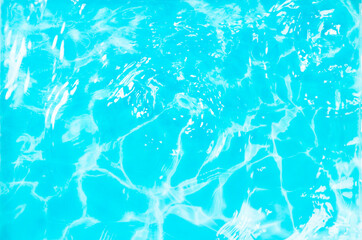 reflections in the blue pool