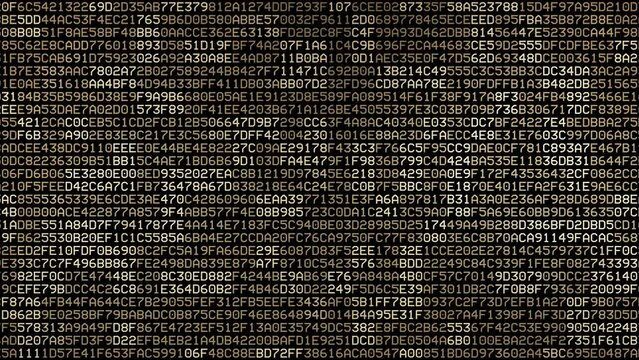 Technical environment programming, hex code or data running. Modern technology hexadecimal code searching concept. Digital abstract background. Cryptocurrency and bitcoin processing data concept.
