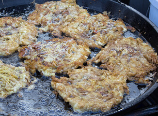Delicious fried clams, a Thai street food that foodies should try once.Asian food style