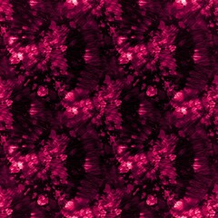 70s Fabric. Violet Tie Dye Designs. Pink Swirl