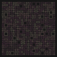 Offset Quads generative art background art illustration