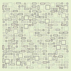 Fototapeta premium Offset Quads generative art background art illustration