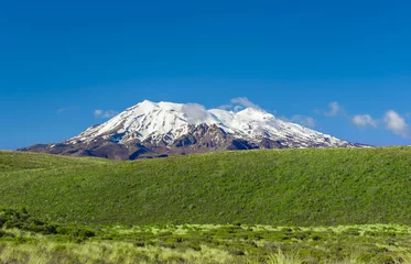 Deurstickers Mt. Ruapehu © Fyle