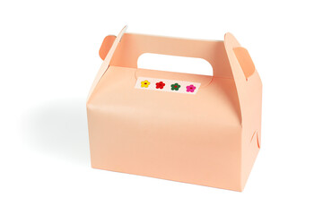 Pink Takeaway Cake Box
