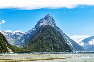 Poster Low Tide in Milford Sound in New Zealand © Fyle