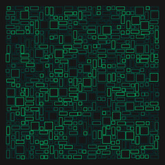 Offset Quads generative art background art illustration