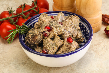 Chicken Liver with cream sauce